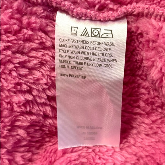 G BY GIULIANA THE CLOUD WOMEN’S ZIP FRONT HOODED JACKET IN MAUVE  SIZE XS - Picture 9 of 9